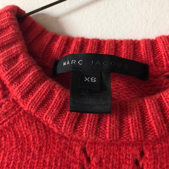 Red Marc Jacobs lambs wool Sweater - Picture 2 of 10